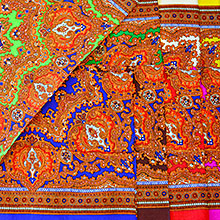 acrylic scarf 30″