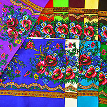 acrylic scarf 30″