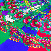 acrylic scarf 30″